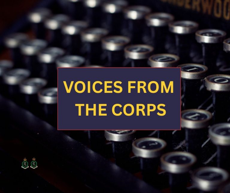 Former RAMC member sharing their military service story