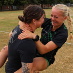 Women's RAMS rugby players